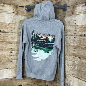 GILDAN HEAVYWEIGHT BLUE PETES VIRGINIA BEACH LOCAL CLASSIC PUNGO CASUAL HOODIE